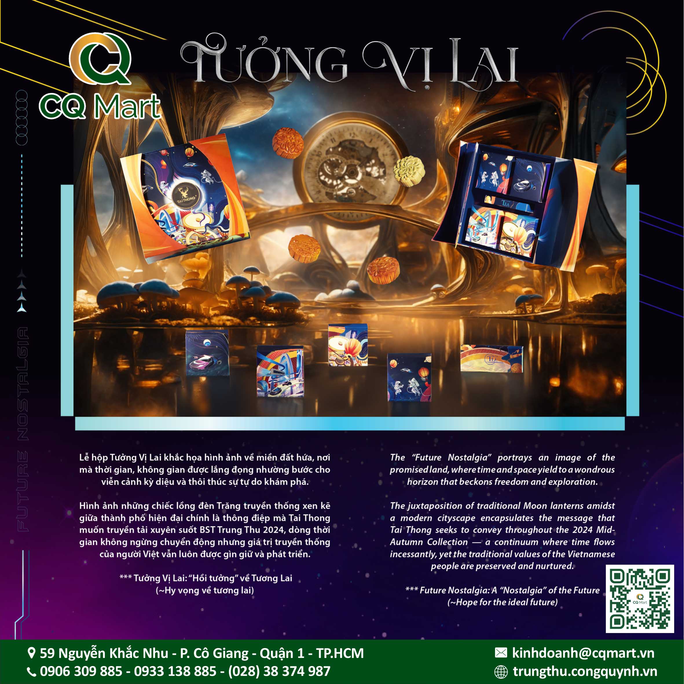 Bánh Trung Thu Tai Thong 2024 Tưởng Vị Lai Set 4