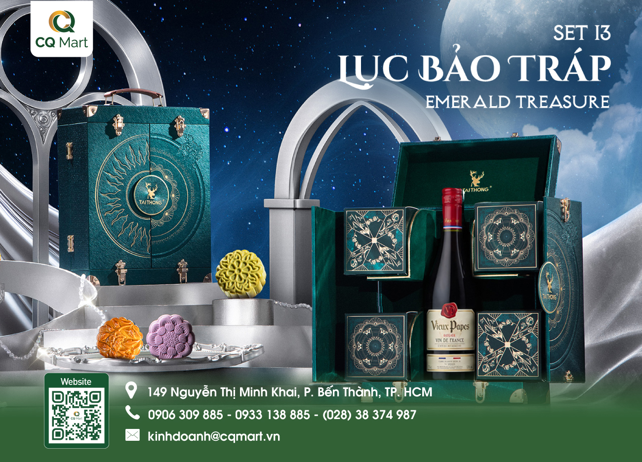 Bánh Trung Thu Tai Thong - Lục Bảo Tráp 13