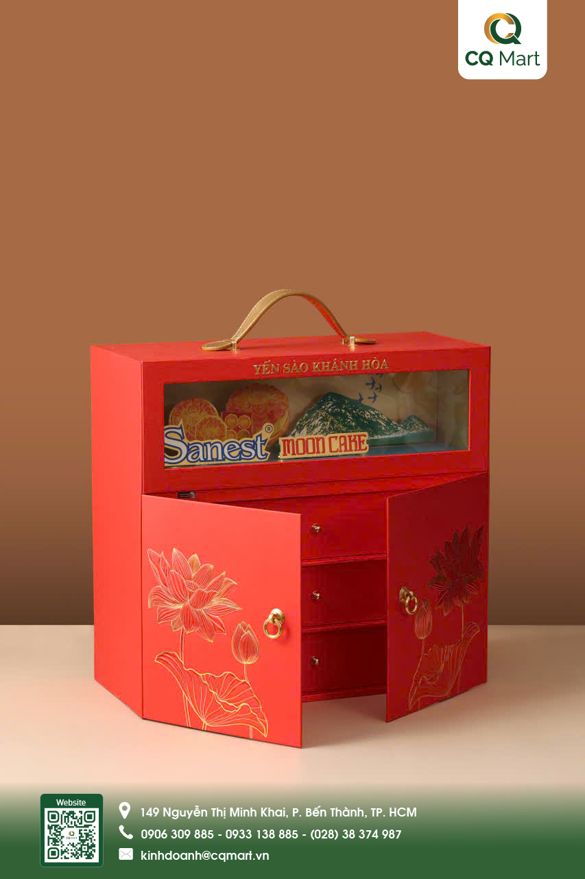 Bánh Trung Thu Yến sào Khánh Hoà - Hộp H9/QT