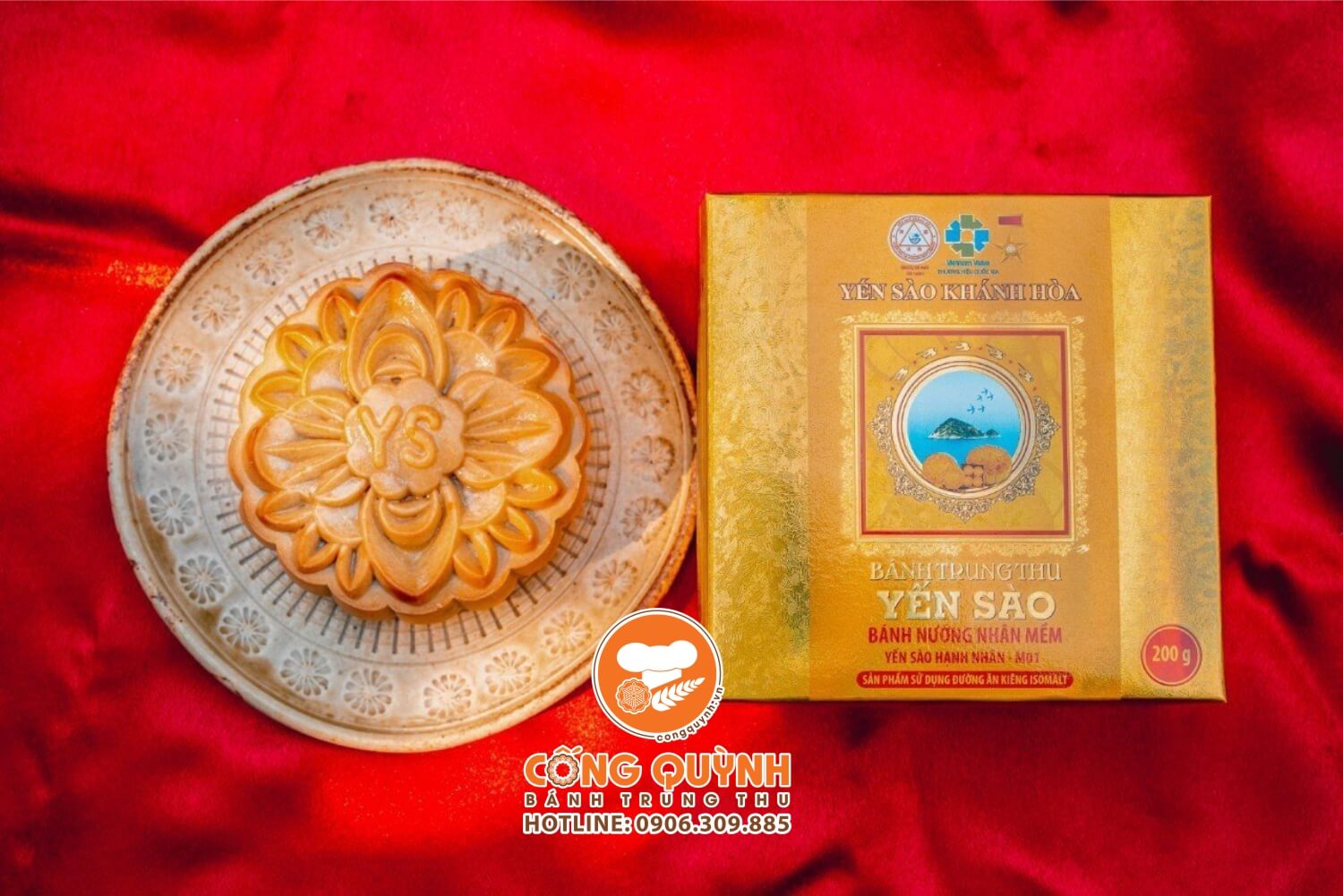Bánh Trung Thu Yến Sào Khánh Hòa 2024 - Hộp 1 Bánh