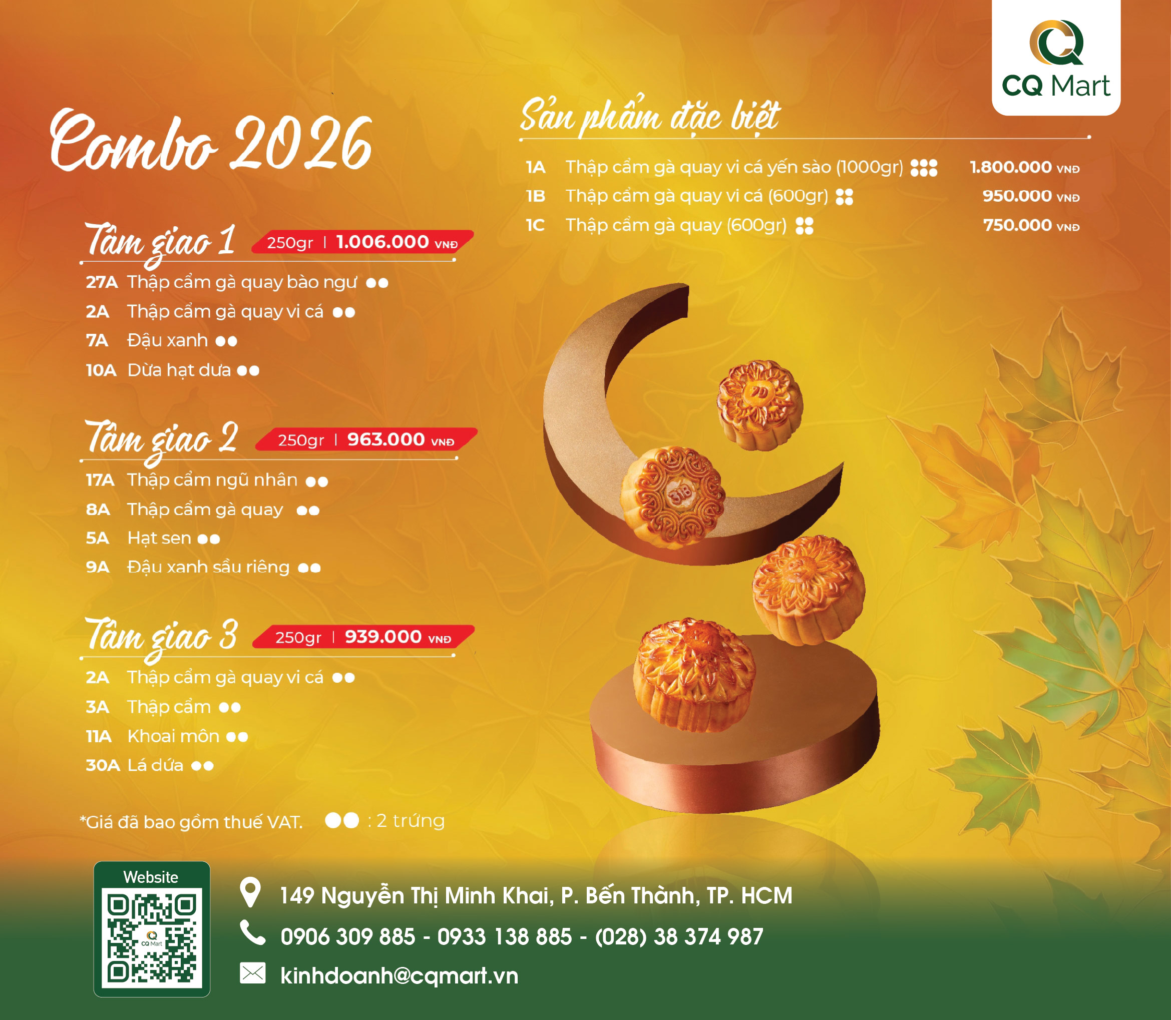 Bánh trung thu Givral 2026 Combo Sum Vầy 1