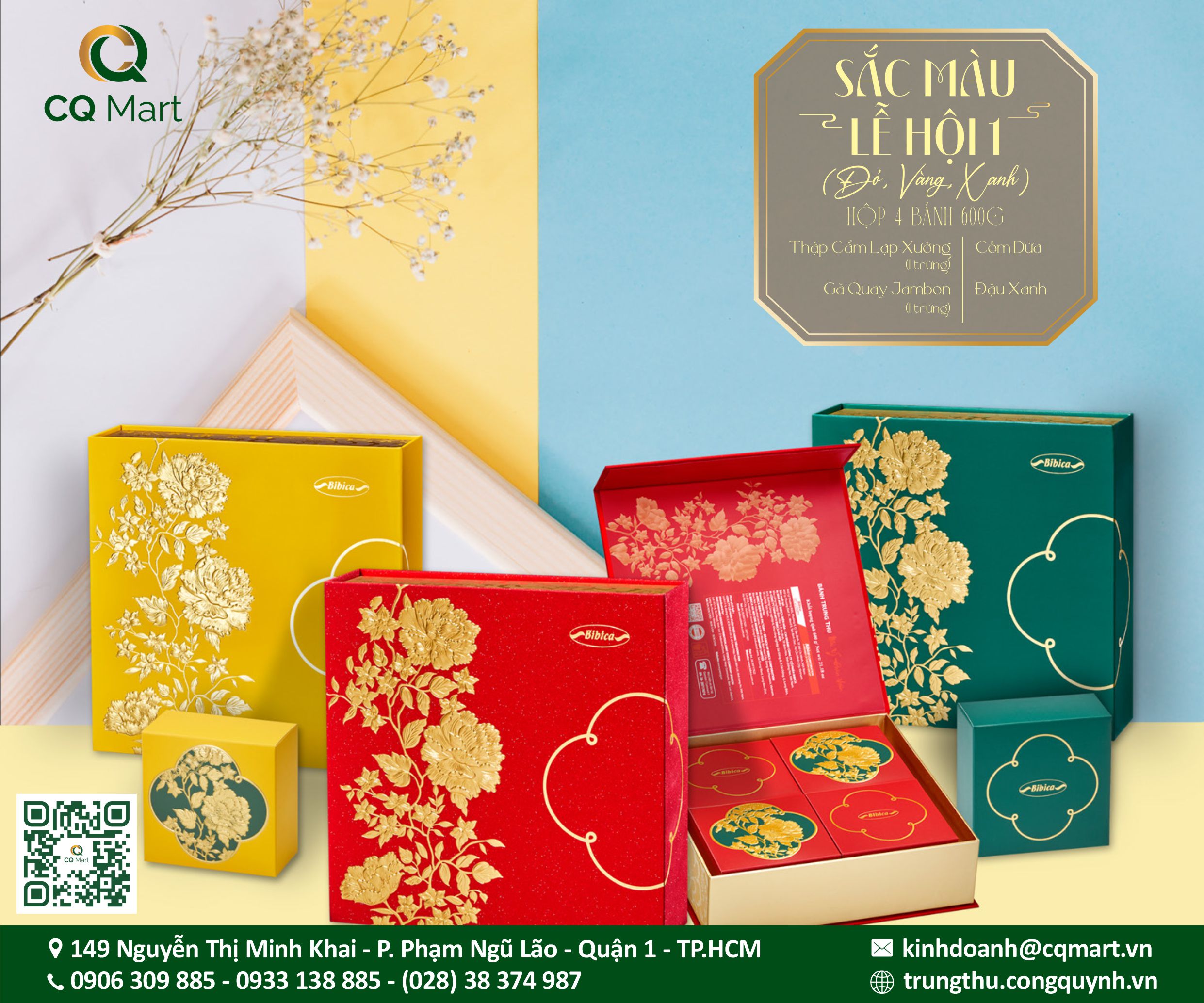 Bánh trung thu BST Sắc Màu Lễ Hội