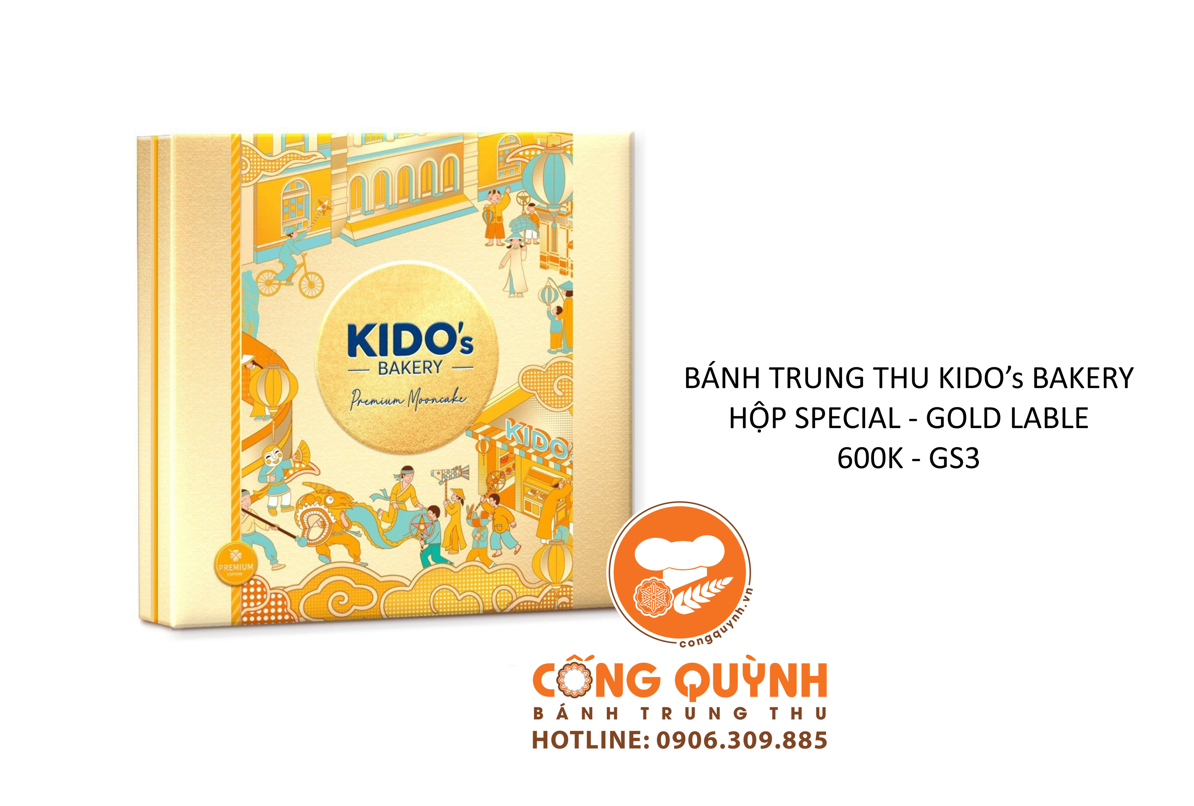 Bánh trung thu Kido - Hộp Special Gold Label